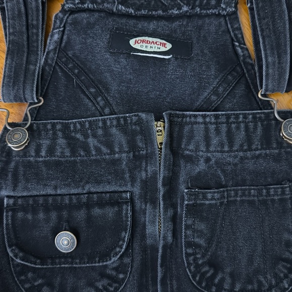 Gothic Jordache jumper with fishnet embroidered skirt retro size medium - Picture 6 of 8